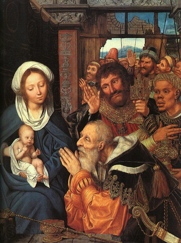MASSYS, Quentin The Adoration of the Magi Norge oil painting art